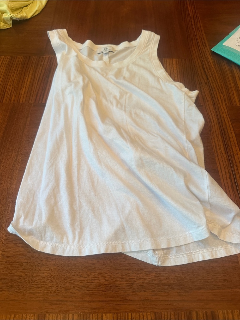 Ag Adriano Goldschmied White Tank Top